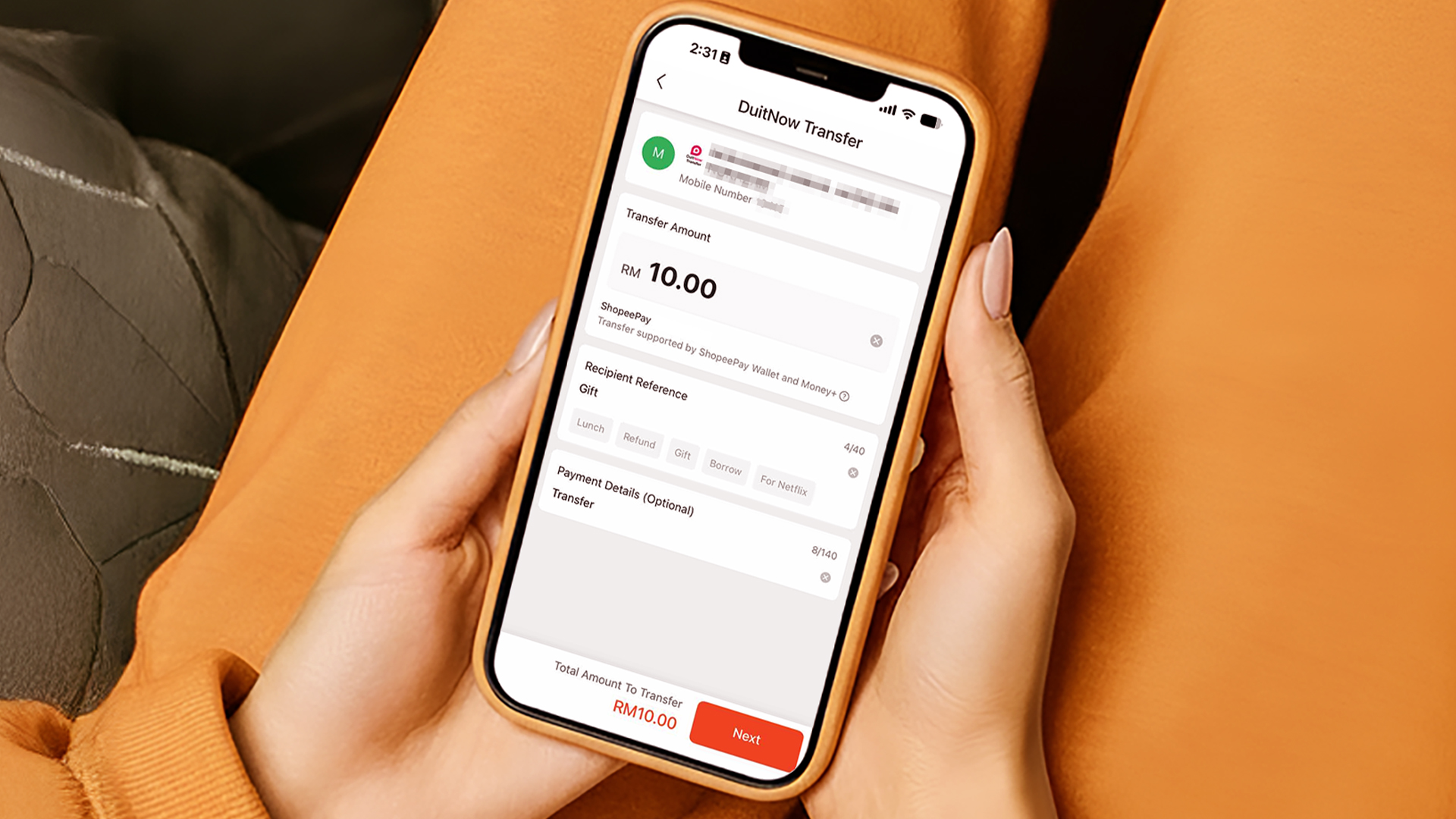 Send Money to Family & Friends